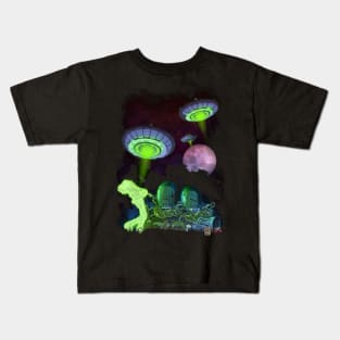 Pluto Attacks! Kids T-Shirt